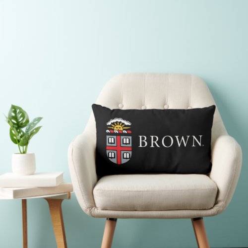 Brown University Shield Lumbar Pillow