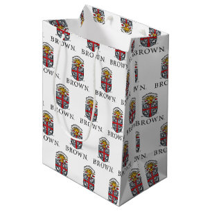 Brown University Shield Medium Gift Bag