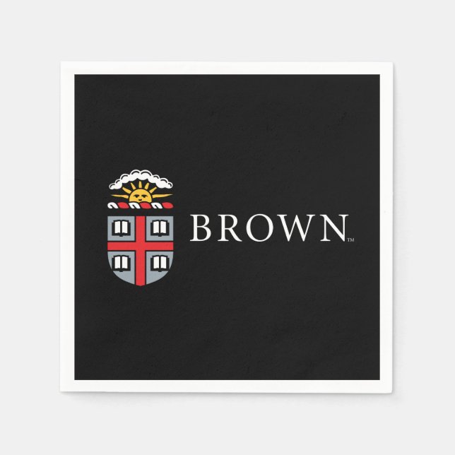 Brown University Shield Napkins (Front)