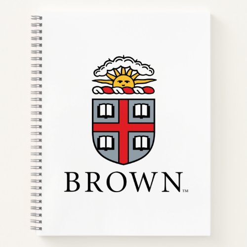 Brown University  Shield Notebook