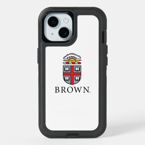 Brown University  Shield iPhone 15 Case