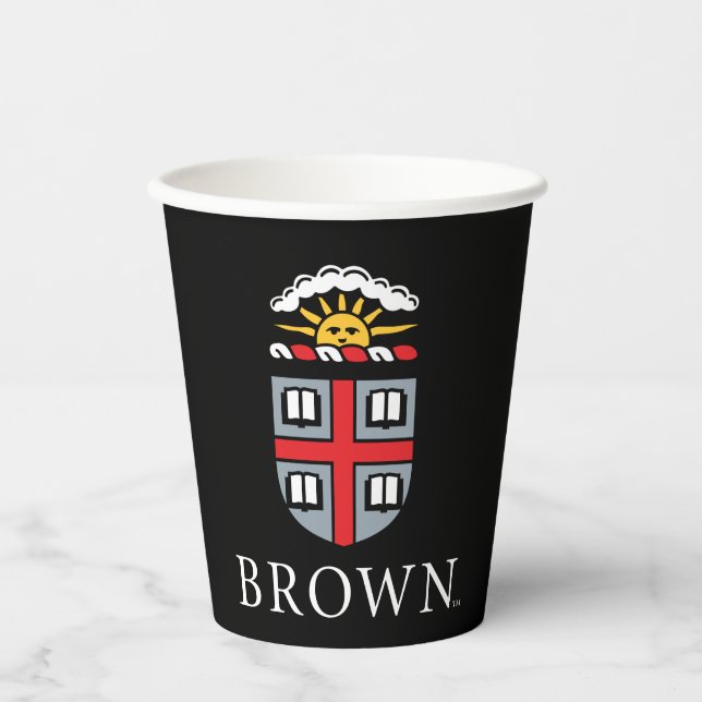 Brown University | Shield Paper Cups (Front)