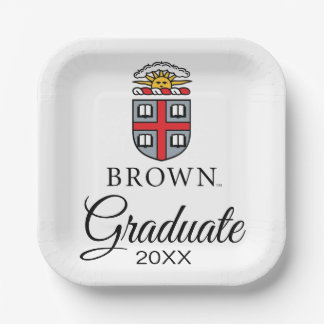Brown University | Shield Paper Plates