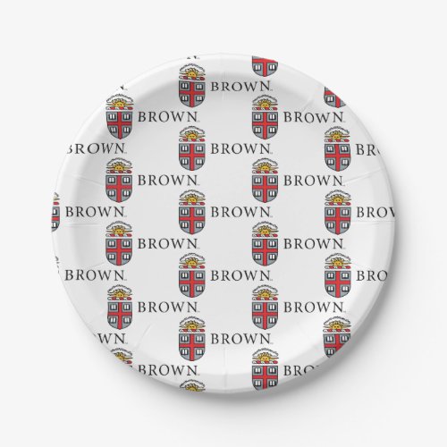 Brown University Shield Paper Plates