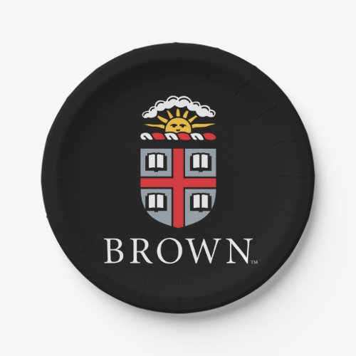 Brown University  Shield Paper Plates