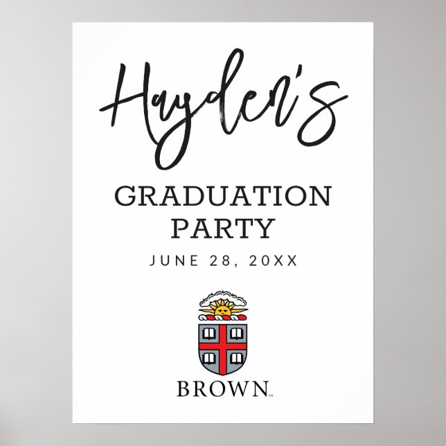 Brown University | Shield Poster (Front)