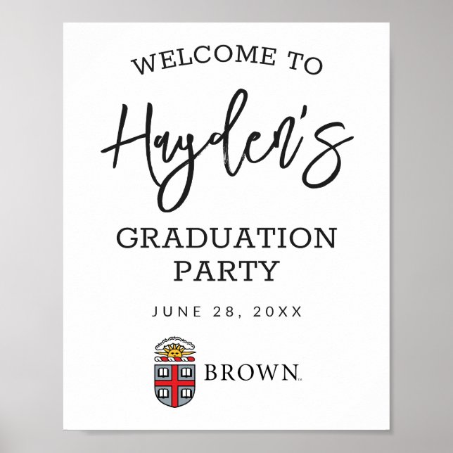 Brown University Shield Poster (Front)