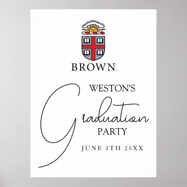 Brown University | Shield Poster (Front)
