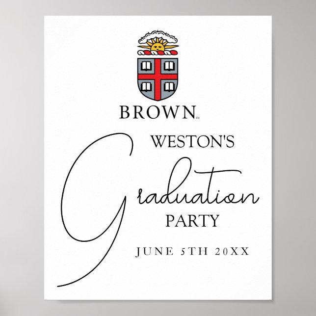 Brown University | Shield Poster (Front)