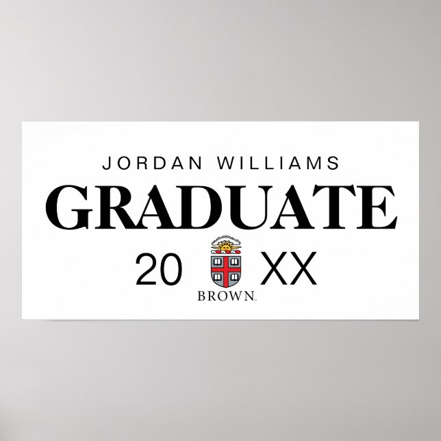 Brown University | Shield Poster (Front)