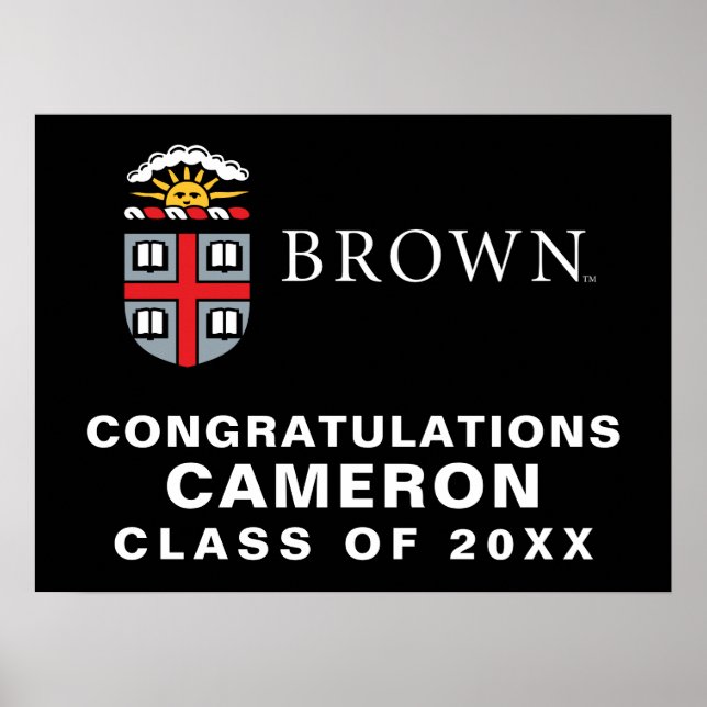 Brown University Shield Poster (Front)