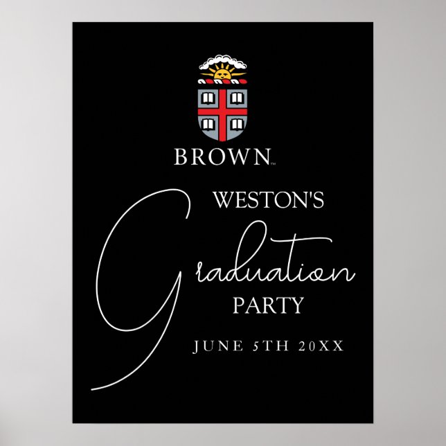 Brown University | Shield Poster (Front)