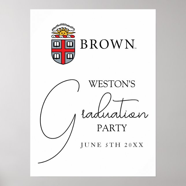 Brown University Shield Poster (Front)