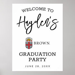 Brown University Shield Poster