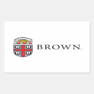 Brown University Shield Rectangular Sticker