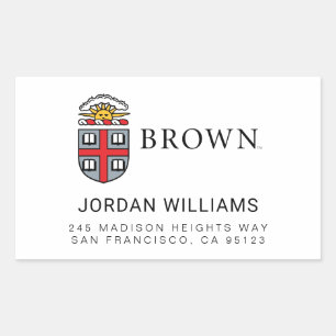 Brown University Shield Rectangular Sticker
