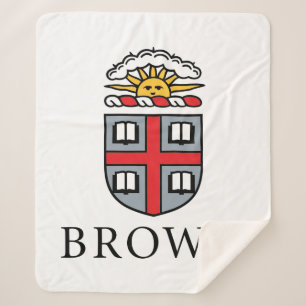 Brown University Shield Sherpa Blanket