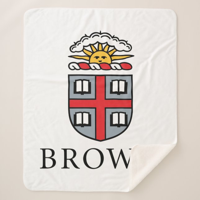 Brown University | Shield Sherpa Blanket (Front)