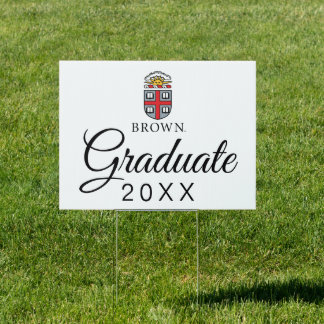 Brown University Shield Sign