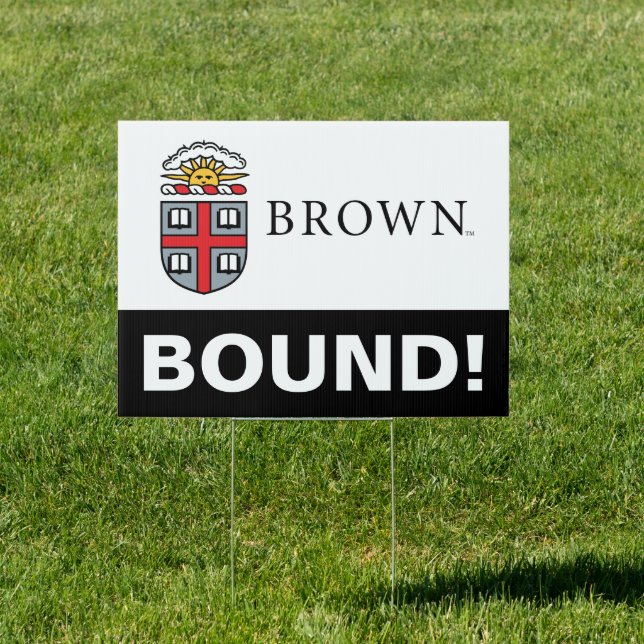 Brown University Shield Sign (Insitu)