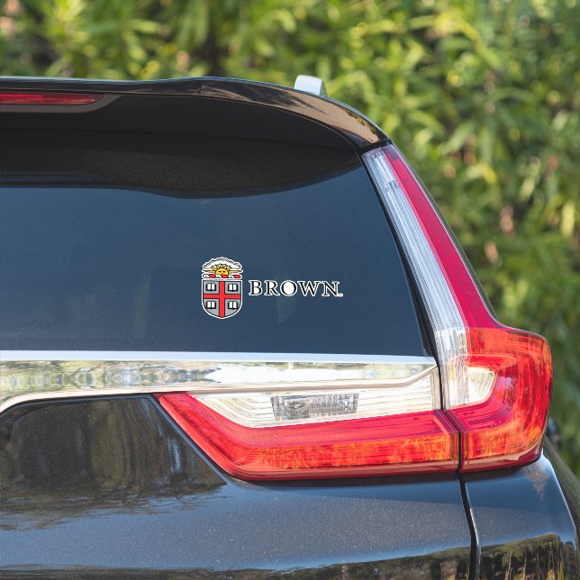 Brown University Shield Sticker (Car Side)