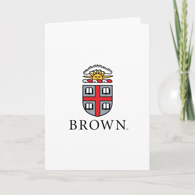 Brown University | Shield Thank You Card (Front)