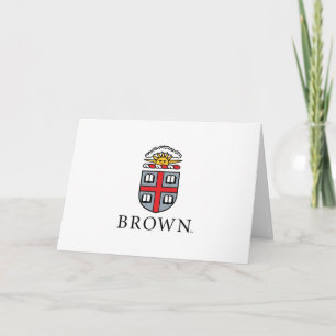 Brown University   Shield Thank You Card