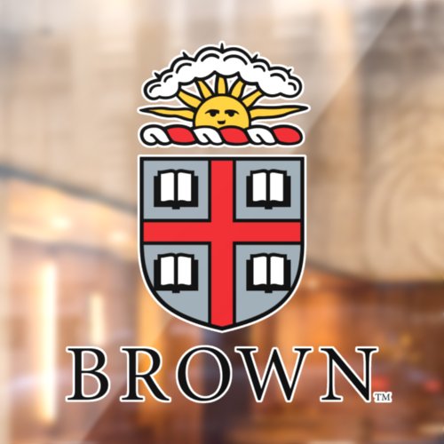 Brown University  Shield Window Cling