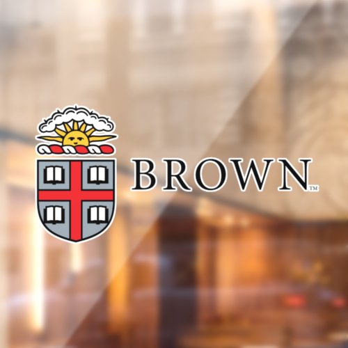 Brown University Shield Window Cling