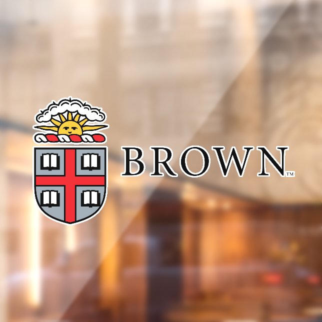 Brown University Shield Window Cling (Sheet 2)