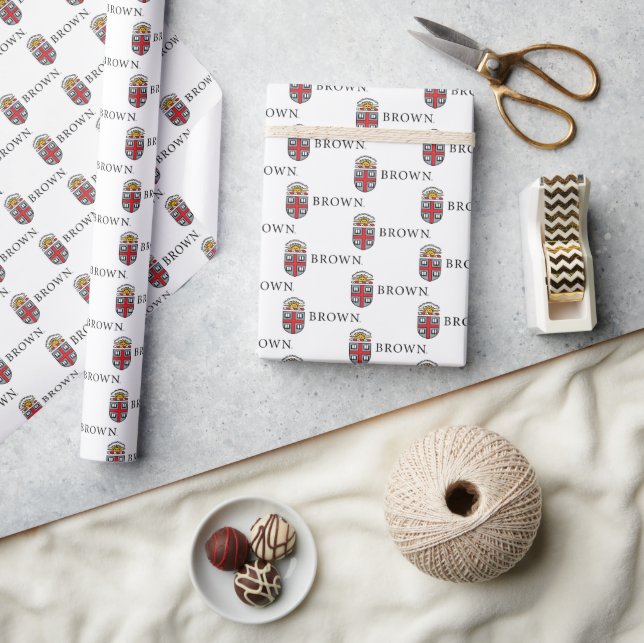 Brown University Shield Wrapping Paper (Crafts)