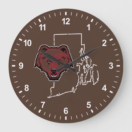 Brown University State Love Large Clock