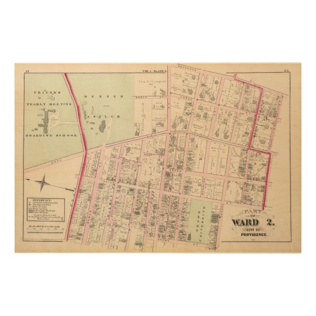 Brown University Wood Wall Decor (Front)