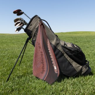 Brown Unzipped Faux Leather and Satin Personalized