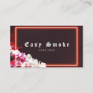 Brown Vape Shop Business Card