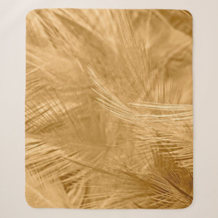 Brown vintage color trends chicken feather texture sherpa blanket