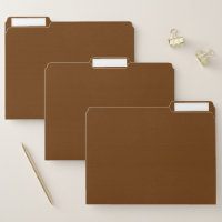 Brown Vintage Faux Leather Texture File Folder