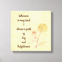 Brown vintage flower fairy inspirational quote
