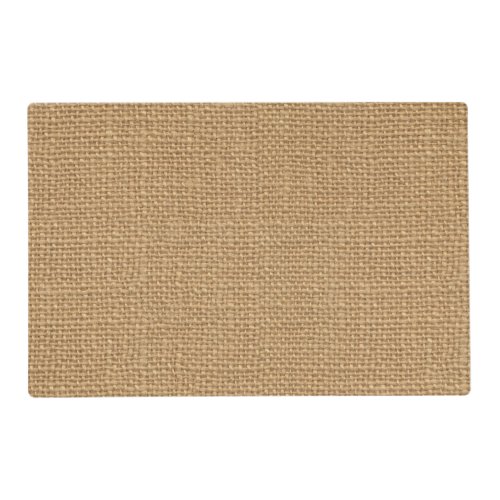 Brown vintage rustic burlap texture placemat