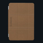 Brown Vintage Worn-Out Faux Leather Look iPad Mini Cover<br><div class="desc">Brown vintage worn-out leather look pattern. Simple and elegant design with stitching accents(digital image). Customizable text/monogram. Available on many products. In 12 different colors,  but any color can be requested by email.</div>
