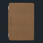 Brown Vintage Worn-Out Faux Leather Look iPad Mini Cover<br><div class="desc">Brown vintage worn-out leather look pattern. Simple and elegant design with stitching accents(digital image). Customizable text/monogram. Available on many products. In 12 different colors,  but any color can be requested by email.</div>