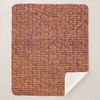 Brown wall cladding sherpa blanket