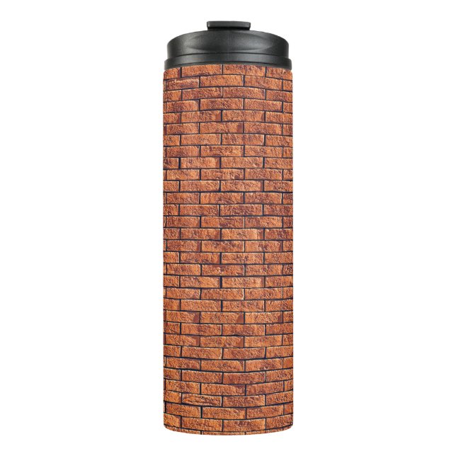 BROWN WALL CLADDING THERMAL TUMBLER (Front)