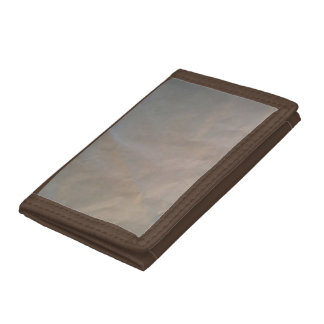 Brown Wallet with Marbled Design