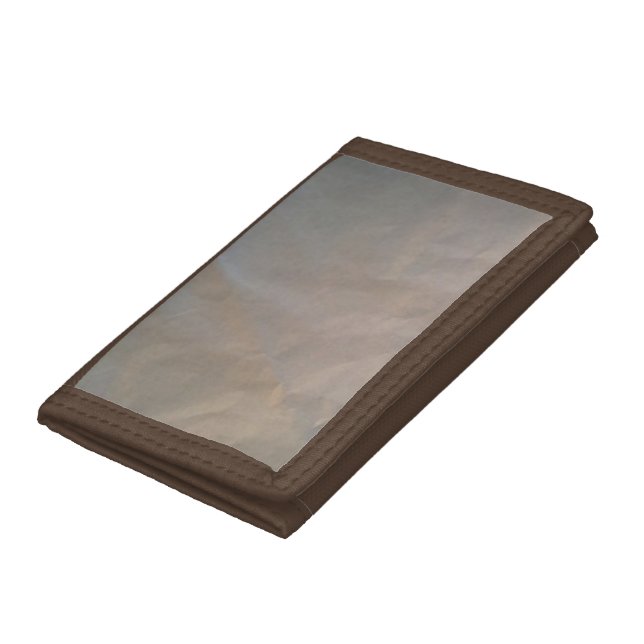 Brown Wallet with Marbled Design (Bottom)