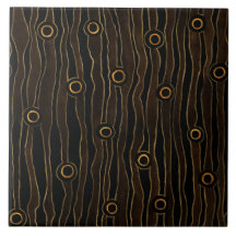 Brown Wavy Lines