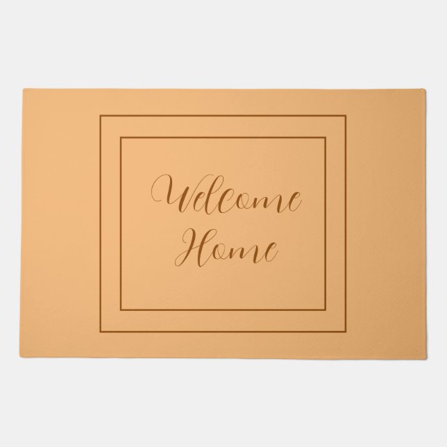 Brown Welcome Home Doormat (Front)