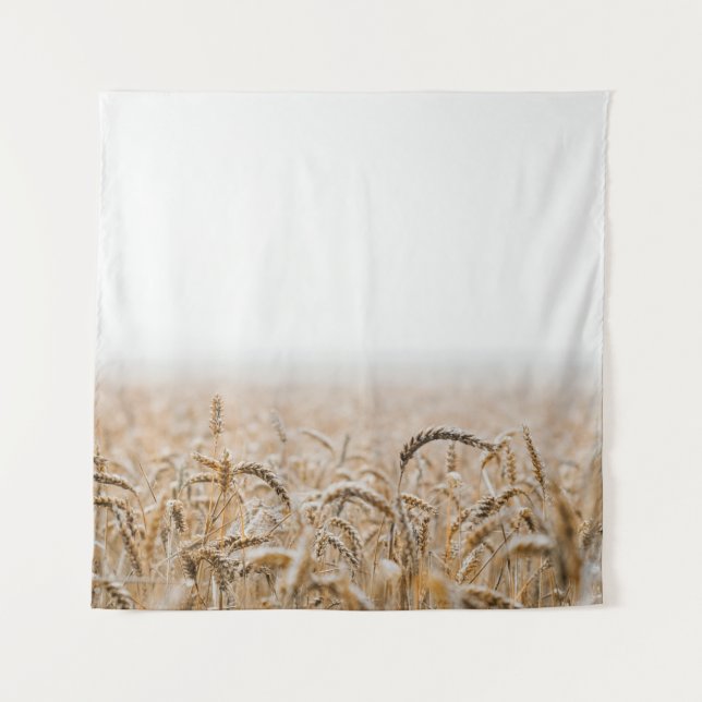BROWN WHEAT FIELD DURING DAYTIME TAPESTRY (Front)