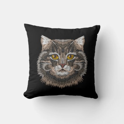 Brown White Black Tom Cat