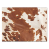 Black and White Cowhide Cow's Hide Patterned Tissue Paper